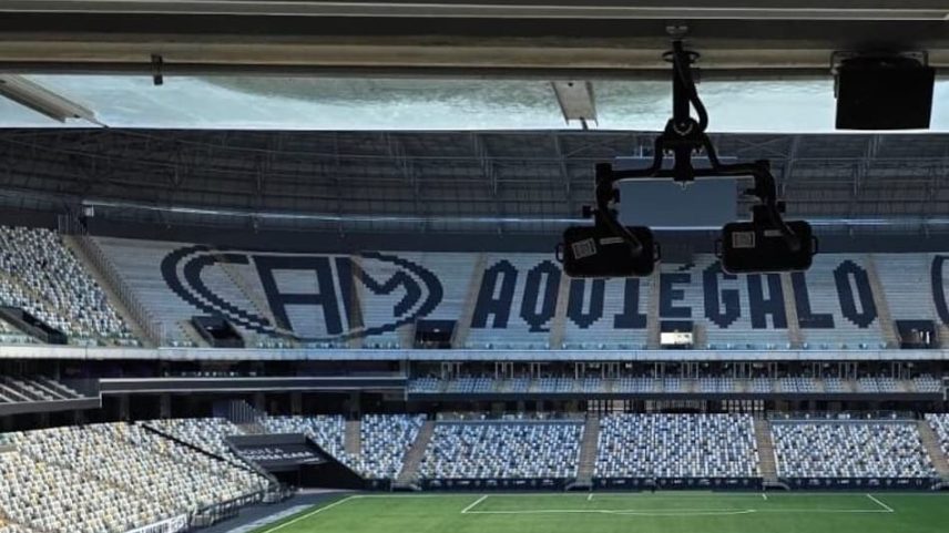 Impedimento semiautomatico na Arena MRV (Reprodução Arena MRV