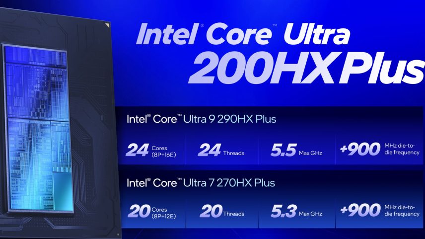 Intel lança CPUs Core Ultra 200HX Plus para laptops gamer de alto desempenho