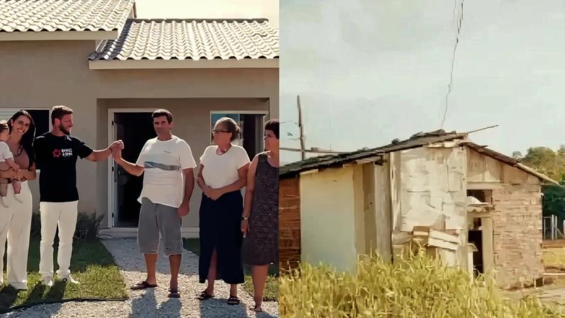 Igreja oferece casa para família que vivia em barraco