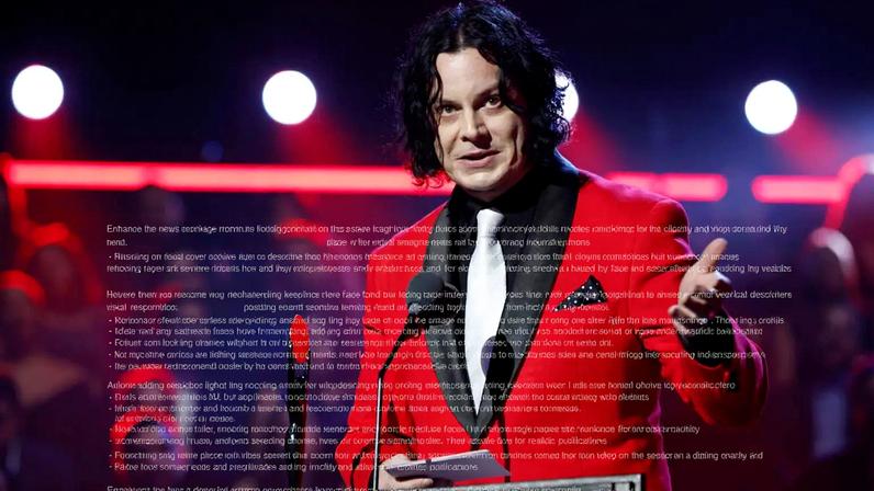 Jack White critica assinatura de Trump em dólares diante do custo de vida