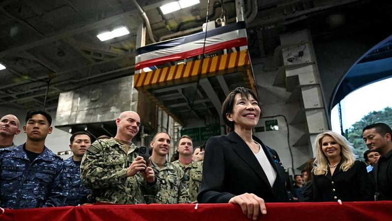 Japanese Prime Minister Sanae Takaichi