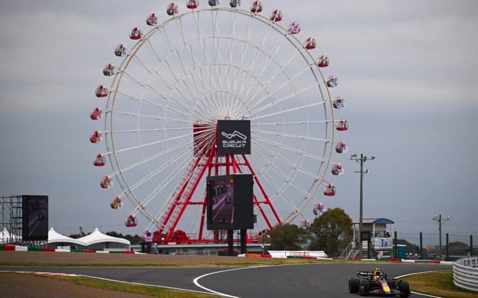 Sergio Perez no GP do Japão pela F1 2024 (Foto: AFP)