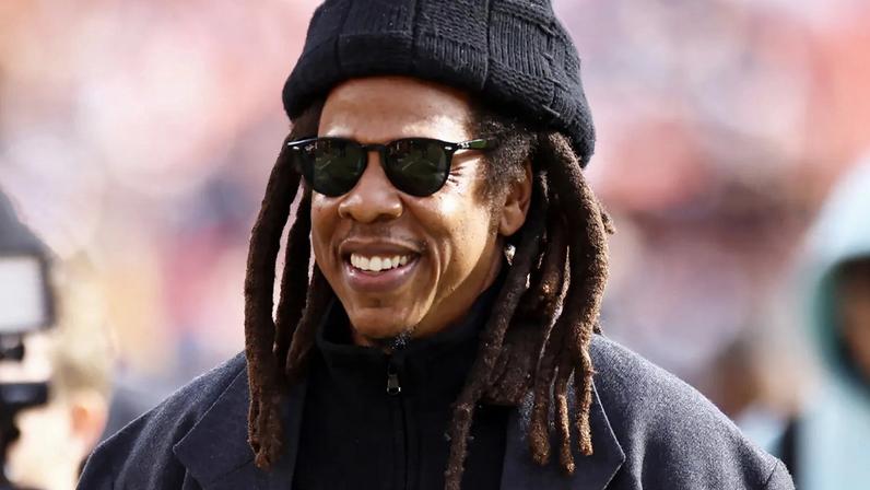 Jay-Z at Northwest Stadium on Nov. 24, 2024 in Landover, Maryland.