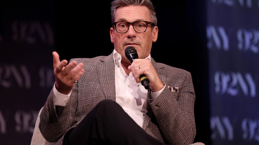 Jon Hamm (seen here on Sunday) revealed that he didn’t use a “butt double” during an upcoming “Your Friends & Neighbors” scene.