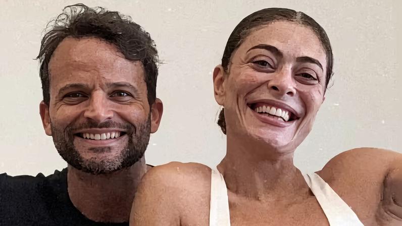 Juliana Paes e o personal trainer Rafa Lund — Foto: Reprodução/Instagram