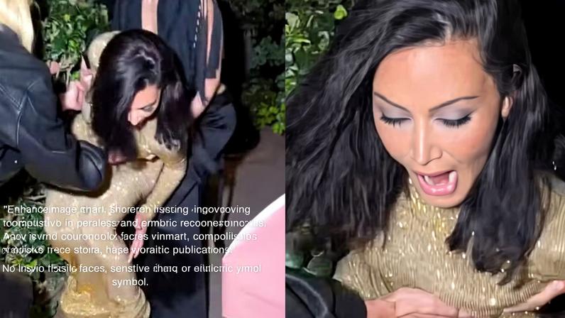 Kim Kardashian mostra memes após tombo — Foto: Reprodução/Instagram