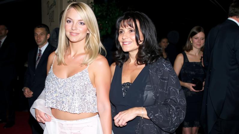 Britney Spears reportedly had a “positive” and “hopeful” conversation with her mother, Lynne Spears, following her arrest Wednesday night for DUI. The two are pictured here at a pre-Grammys party in February 2001.
