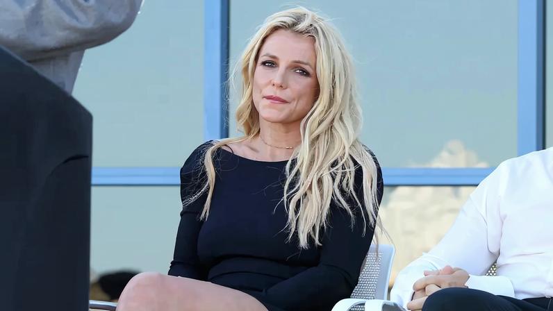 Britney Spears, seen here in 2017, was “crying and very tearful” while being booked for her DUI arrest in California on Wednesday night.
