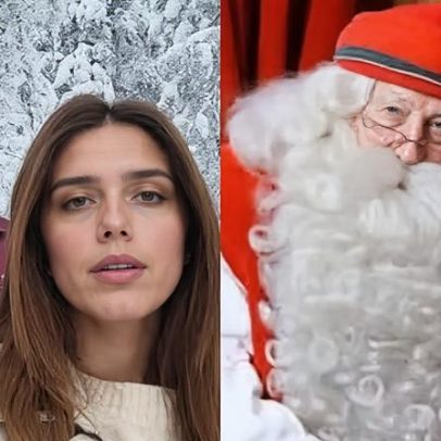 Giovanna Lancellotti detalha encontro com Papai Noel na Lapônia finlandesa