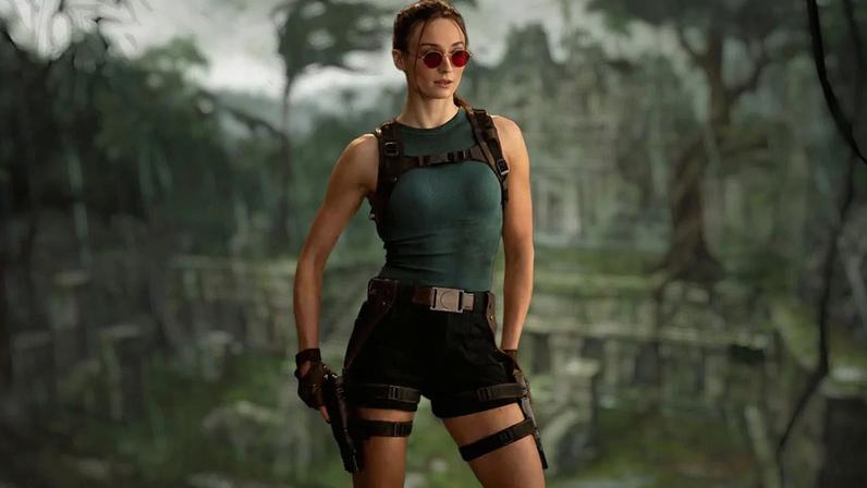 Lesão de Sophie Turner interrompe produção da série Tomb Raider no TV
