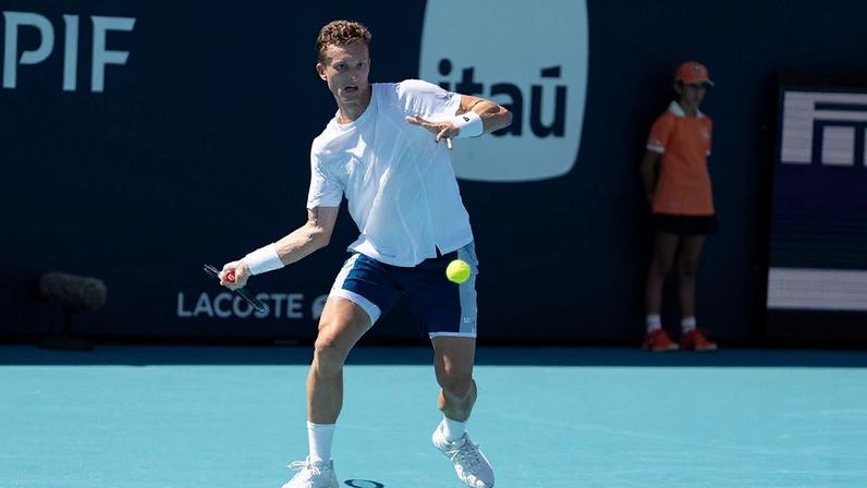 Mais experiente, Lehecka garante 2ª semifinal no Masters 1000