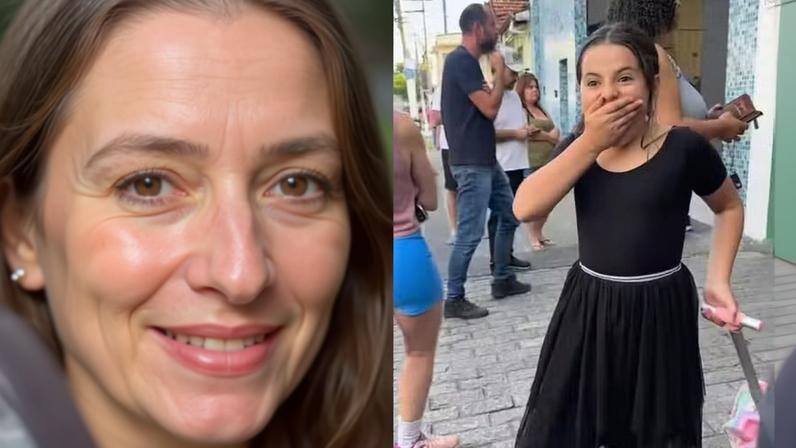 Li Martins radicaliza em mudança de visual e se diverte com reação da filha — Foto: Reprodução/Instagram