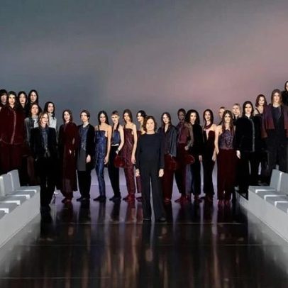 Giorgio Armani define o próximo inverno com alfaiataria e Bordeaux