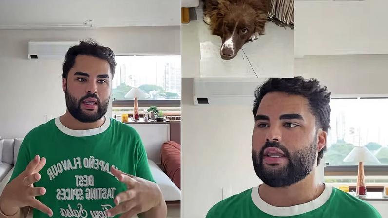Lucas Guedez se pronuncia sobre acusações de abandono de cachorrinha