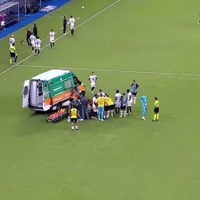 Marlon sofre grave fratura durante Grêmio x Vitória
