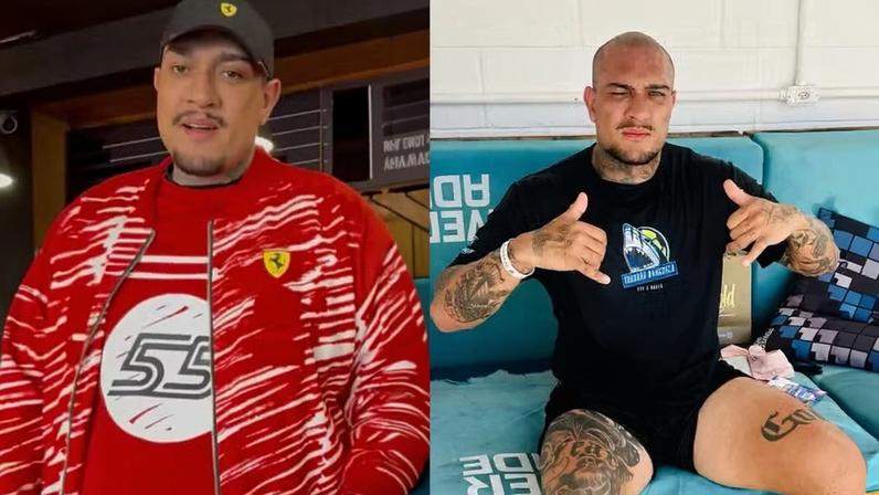 Veja antes e depois de MC Binn após mudança de hábitos — Foto: Reprodução / Instagram