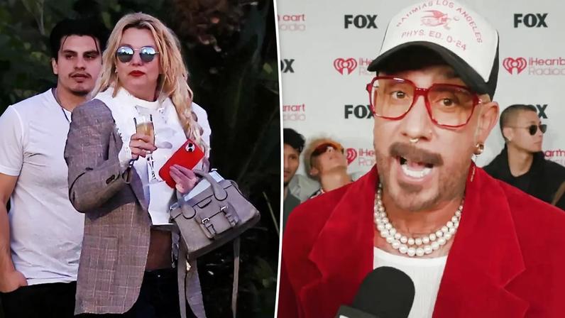 AJ McLean spoke to Page Six about his bond with Britney Spears at the iHeartRadio Music Awards on Thursday.