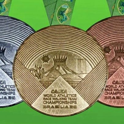 Mundial de Marcha Atlética em Brasília revela design das medalhas