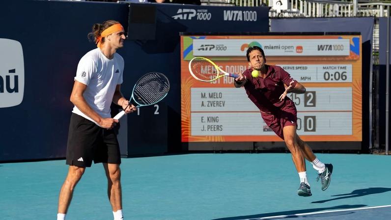 Match-tiebreak elimina Melo, Romboli e Demoliner em Miami