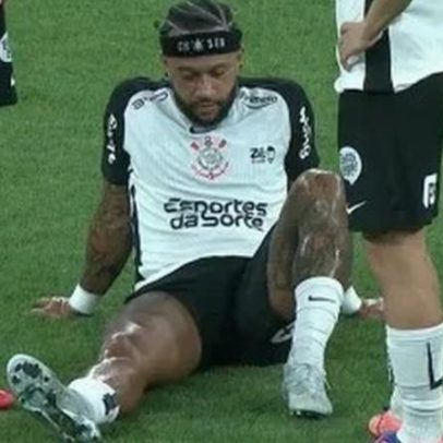 Memphis se machuca e deixa Corinthians x Flamengo