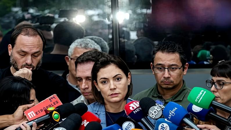 Michelle tem duas semanas para decidir viajar ao Brasil por Flávio Bolsonaro