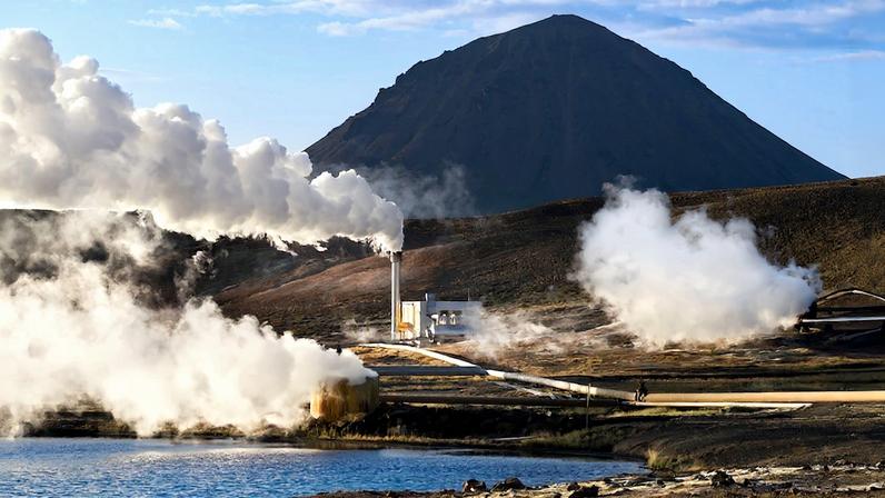 Bjarnarflag Geothermal Power Plant in Mývatn, Iceland