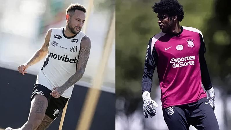 Santos e Corinthians duelam em clássico pressionados pelo Brasileirão