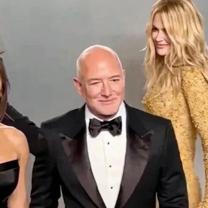 Nicole Kidman faz photobomb em Lauren Sánchez e Jeff Bezos na festa Oscars 2026