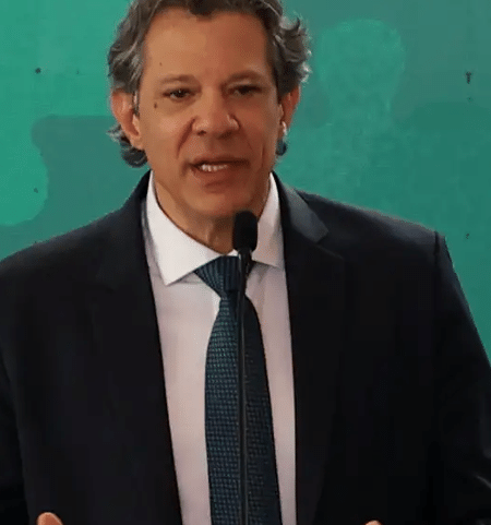 O ministro da Fazenda, Fernando Haddad