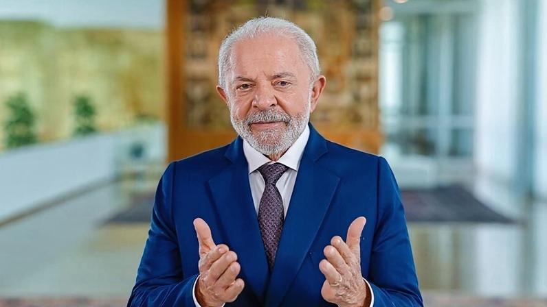 O presidente Lula (PT), em evento no Dia Internacional da Mulher