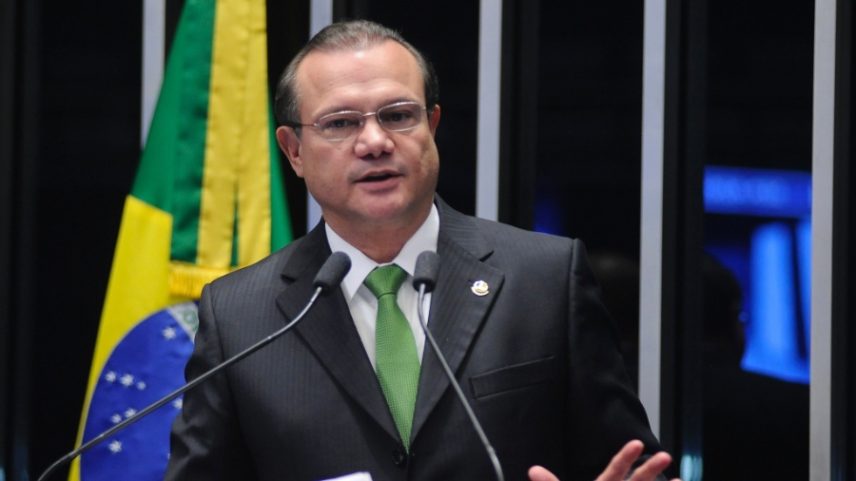 O senador Wellington Fagundes (PR-MT) fala durante sessão não deliberativa no plenário do Senado Federal
