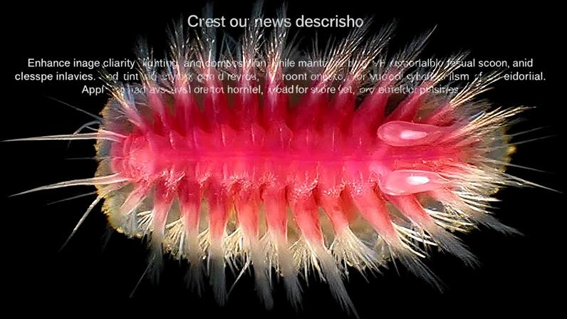 A Glover and T Dahlgren The pink "snowboarding scale worm" (Bathykurila guaymasensis) (Credit: A Glover and T Dahlgren)