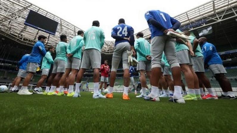 Treino do Palmeiras no Allianz Parque