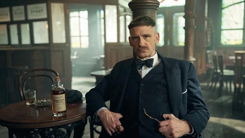 Paul Anderson, who played Arthur Shelby (above) on “Peaky Blinders,” is not in the new movie.