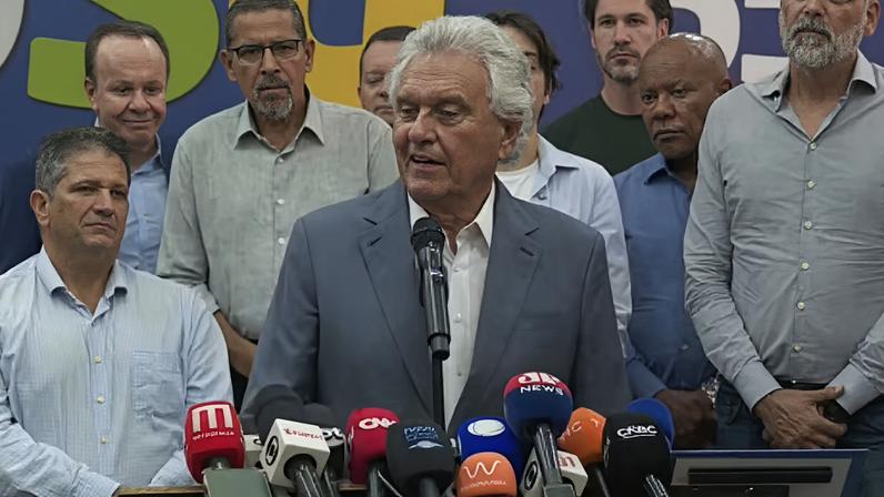 Caiado anuncia pré-candidatura à Presidência da República pelo PSD nesta segunda-feira (30). — Foto: Reprodução/GloboNews