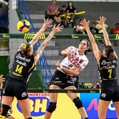 Praia Clube x Sesi Bauru: quartas da Superliga com horário e transmissão