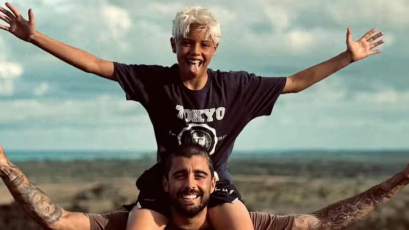 Pedro Scooby posta com filho após polêmica com Piovani: 'Impossível explicar essa conexão em palavras' — Foto: Reprodução/Instagram