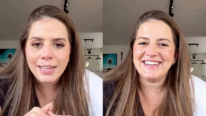 ‘Rasgou a frente do carro’: Tati Machado destrói parte do veículo ao atropelar estação de carregamento — Foto: Reprodução/Instagram