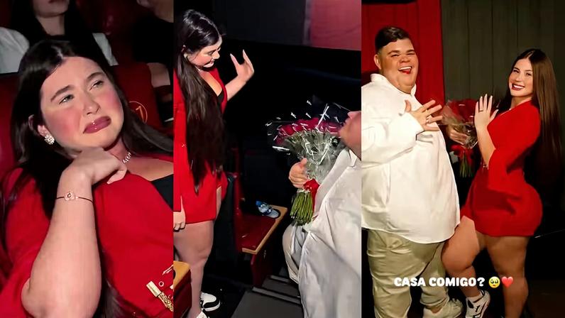 Gordão da XJ faz pedido de casamento a Nicolle Caroline após término