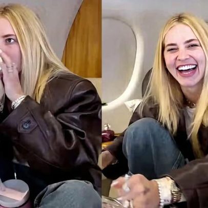 Vídeo mostra Virginia inala hélio e risos entre amigos