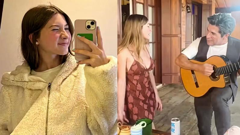 Talento na família! Daniel toca violão enquanto filha adolescente solta a voz em vídeo gravado por Eliana; assista! — Foto: Reprodução/Instagram