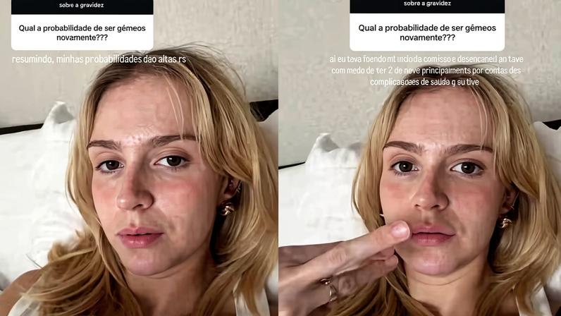 Isabella Scherer revela se há chance de ter gêmeos novamente — Foto: Reprodução/ Instagram