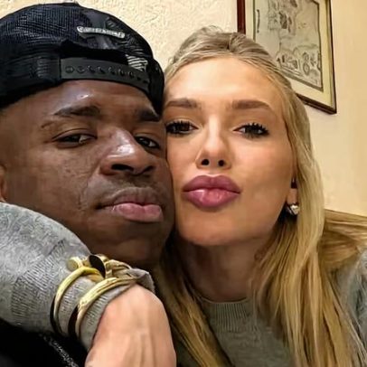 Virginia Fonseca monta look para jogo do Real Madrid usando closet dele