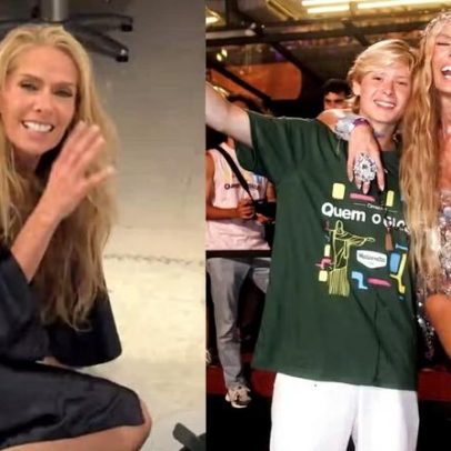 Adriane Galisteu mostra filho cantando sambas-enredo; Carnaval não acabou