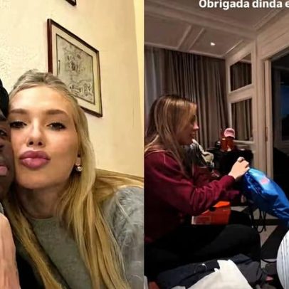 Afilhado de Virginia e Zé Felipe ganha presente de Vini Jr