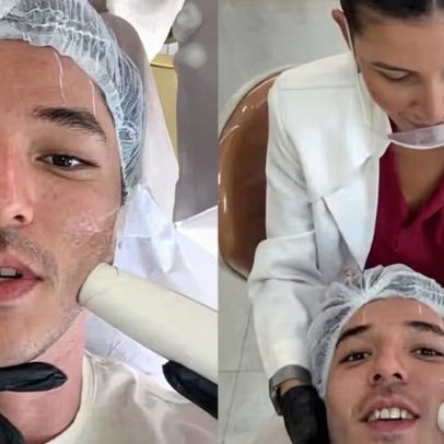 João Vitor Silva investe em tratamento estético para firmeza da pele