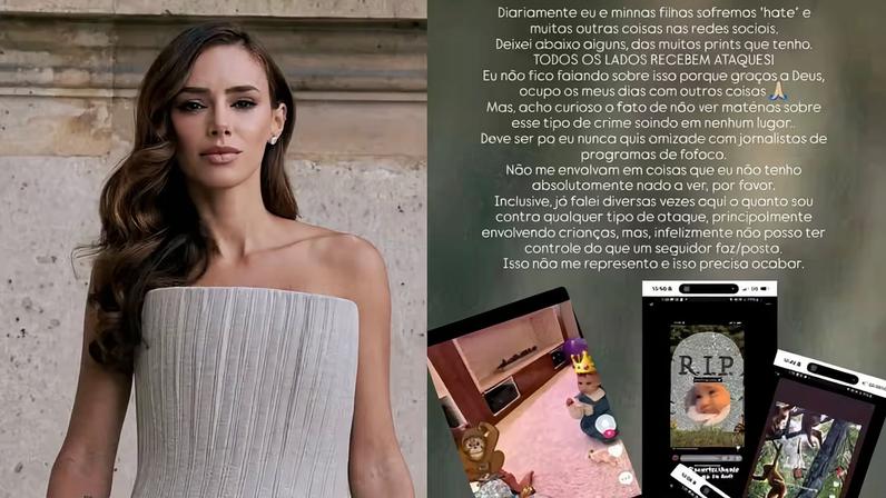 Bruna Biancardi desabafa sobre ataques nas redes — Foto: Reprodução/ Instagram