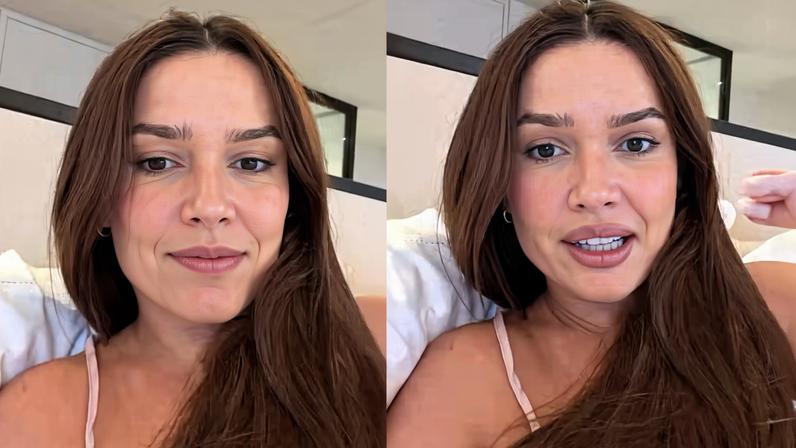 Juliette conta reação inusitada ao experimentar vestido de noiva — Foto: Reprodução/ Instagram