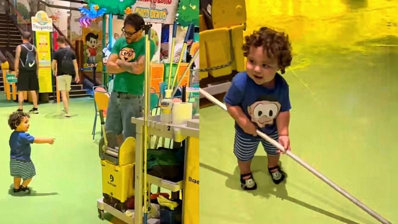 Eliezer surpreende ao revelar curiosidade sobre o filho Ravi — Foto: Reprodução/ Instagram