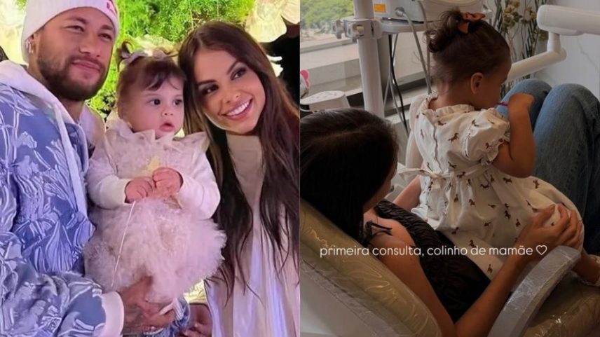 Helena, filha de Neymar e Amanda Kimberlly — Foto: Reprodução/ Instagram